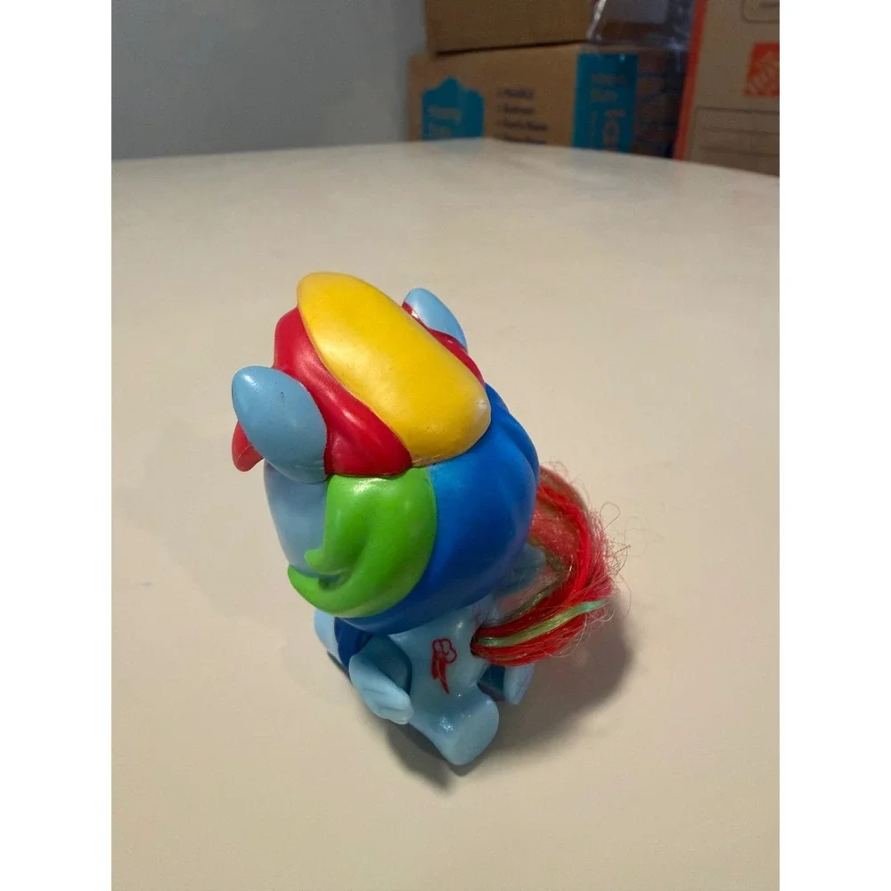 My Little Pony Rainbow Dash 2018 McDonalds Happy Meal Toy Blue Figure 3 Inch